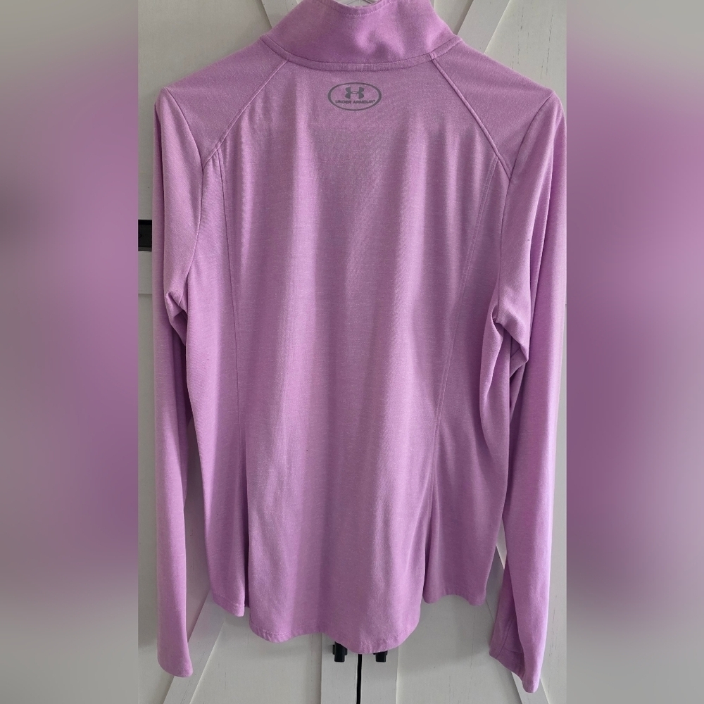 Under Armour Lavender Long Sleeve Pullover - Picture 4 of 5